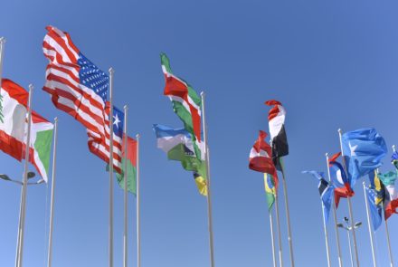 multiple country flags
