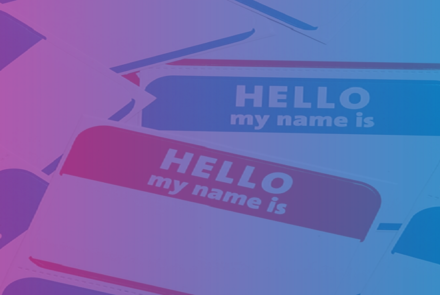 hello name tag