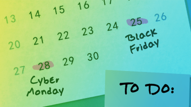 black friday on calendar