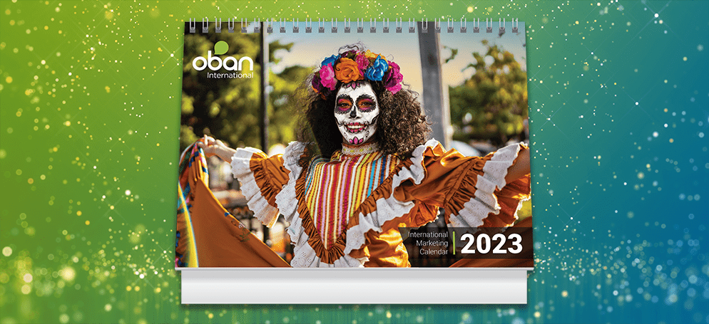 person in day of the dead costumewoman smiling