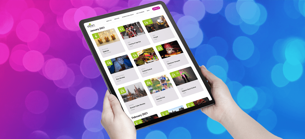 Our International E-Commerce & Travel Calendar for 2021 is here