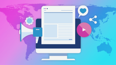 icon of webpage with smaller icons