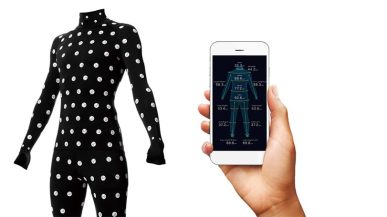 camera taking photo of data positioning suit