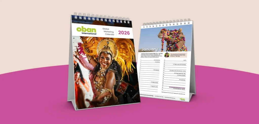 Oban International's Global Marketing Calendar for 2026